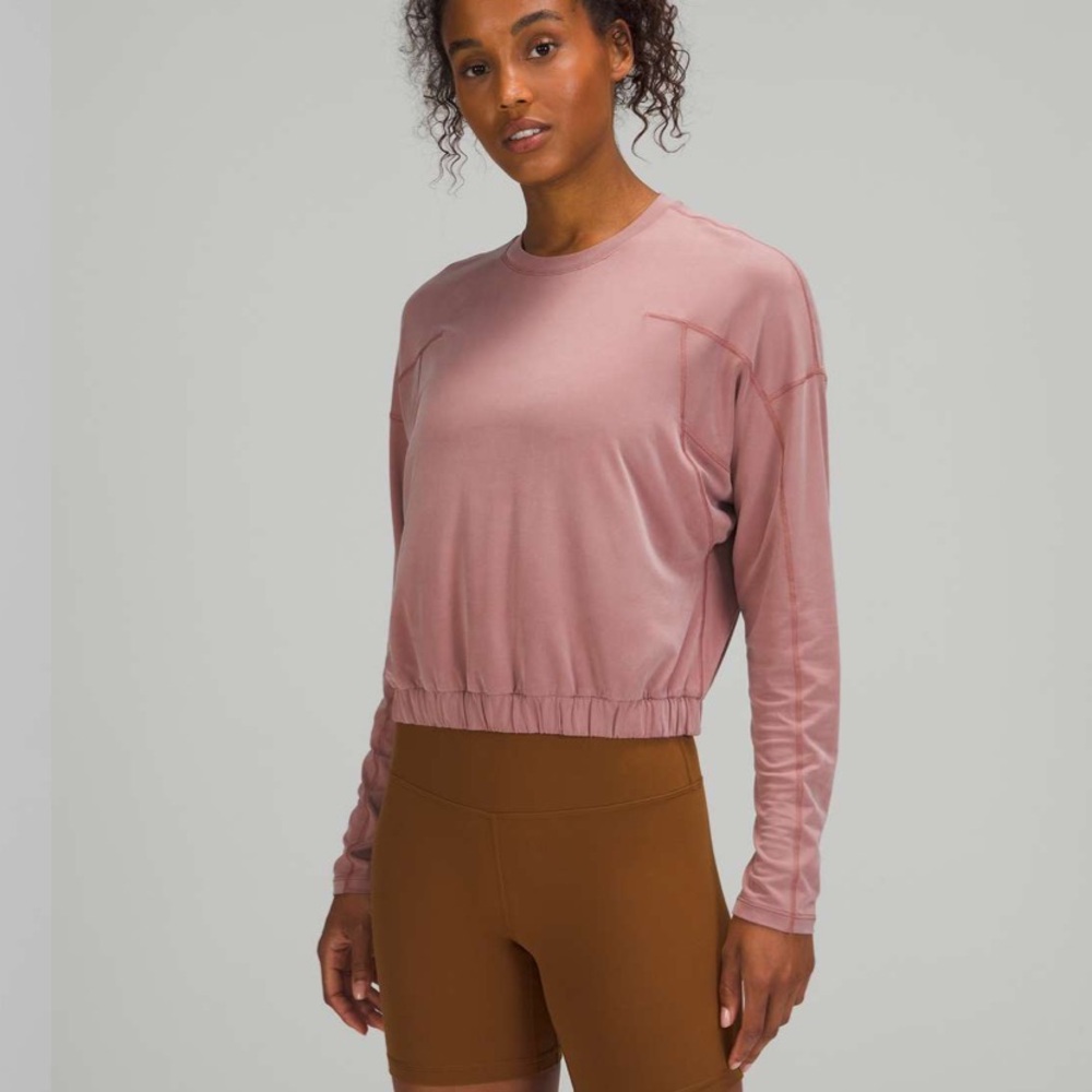 Lululemon naturally breathable sweat-wicking fluid drape spiced chai NWOT